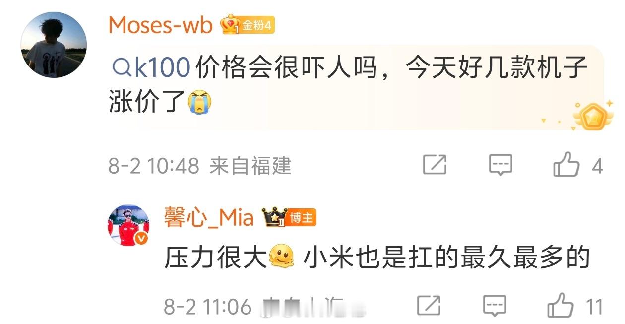 REDMI K100 Pro Max 把冠军版给砍掉了，也算合理，现在存储、芯片