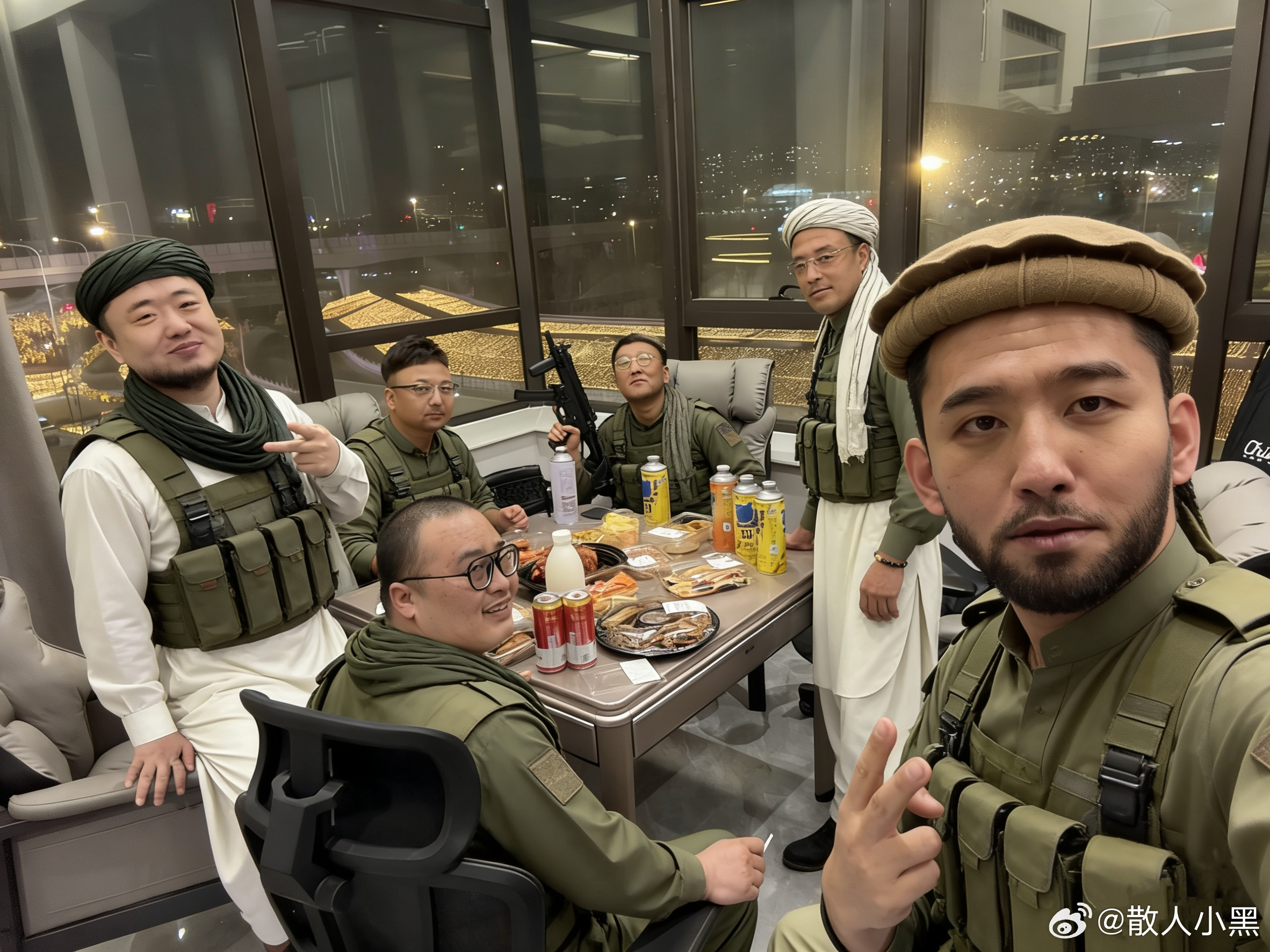 只能说AI有点东西画面里哪些是真，哪些是假能猜出来吗？枪是真的，最近在玩重生之我