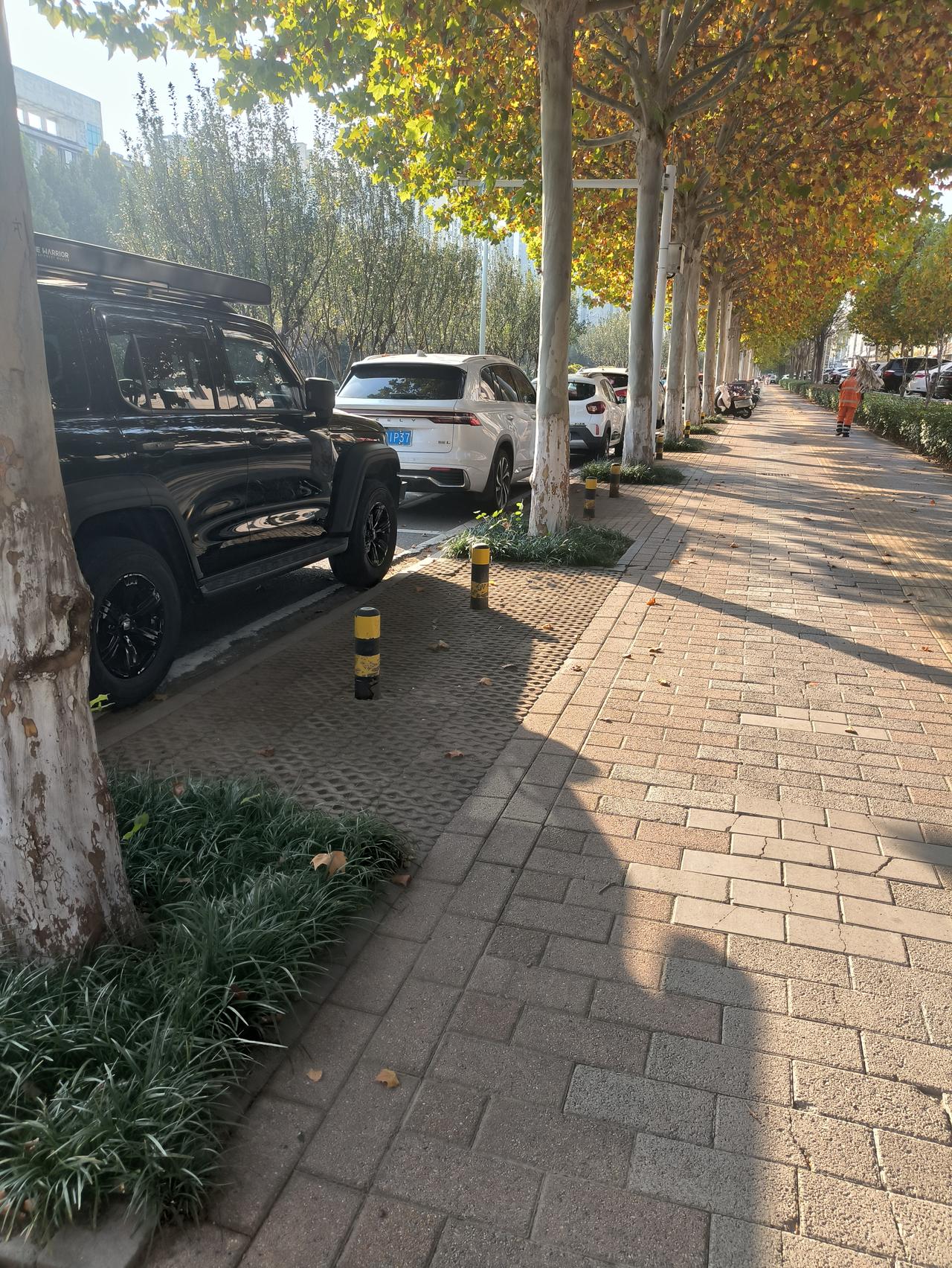 充满善意的，诚恳的为淄博市城管局的停车规划提个建议。
下图就是在淄博市城管局门口