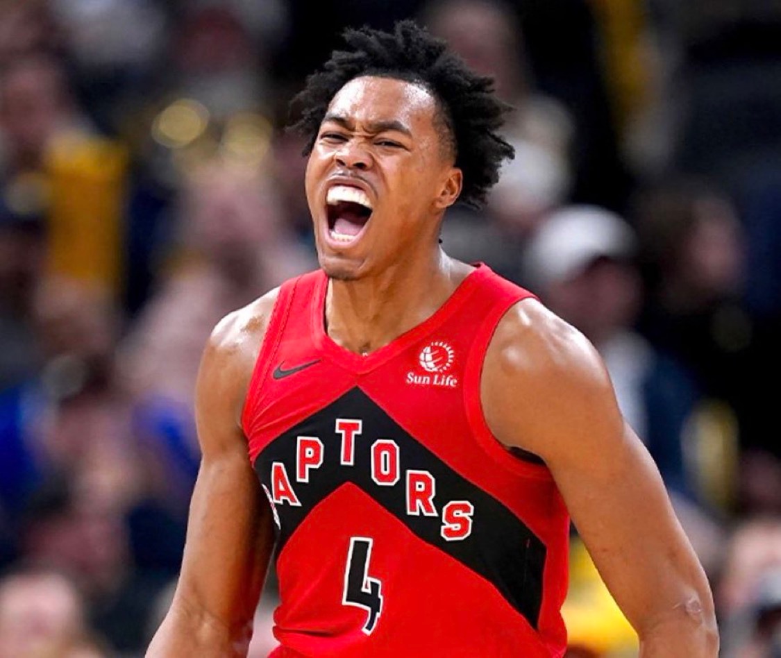 斯科蒂·巴恩斯谈猛龙队不被看好对阵骑士队时说：“那玩意根本无所谓。” 