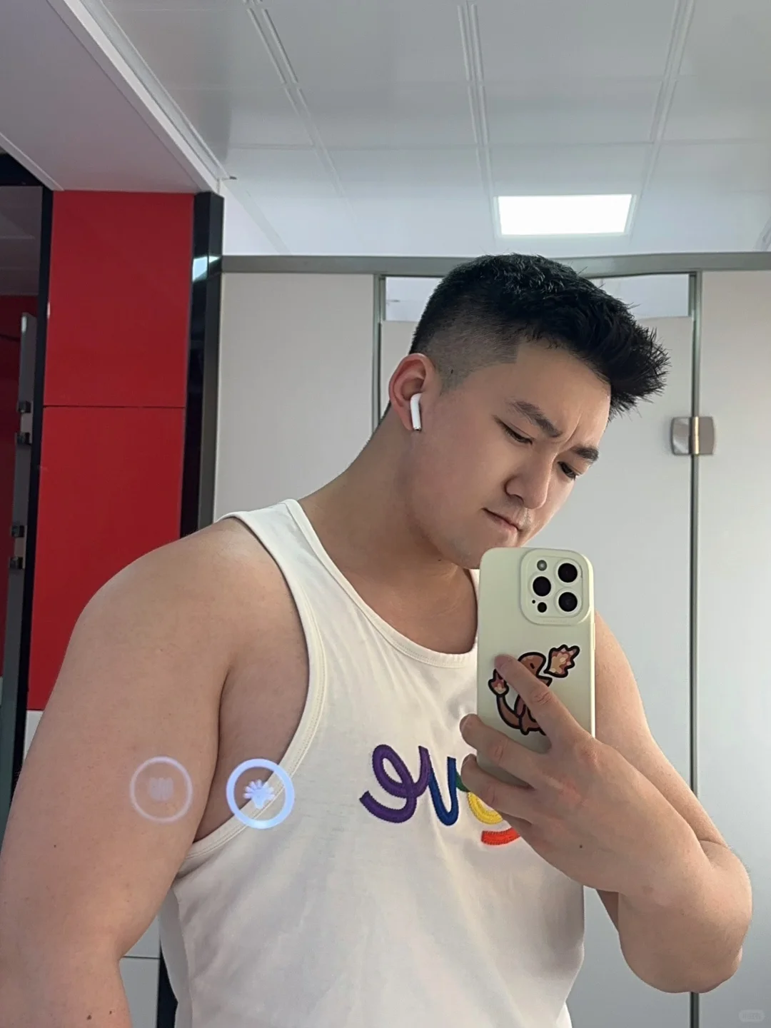 🎽湿透了