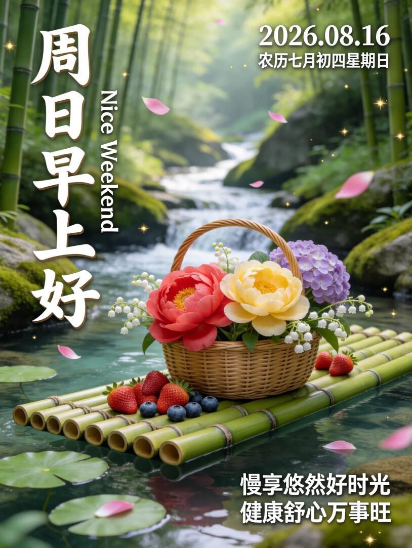 周日早上好！清晨山间清风拂面，抚平了一周积攒的疲惫。处在夏末初秋的节点，昼夜温差