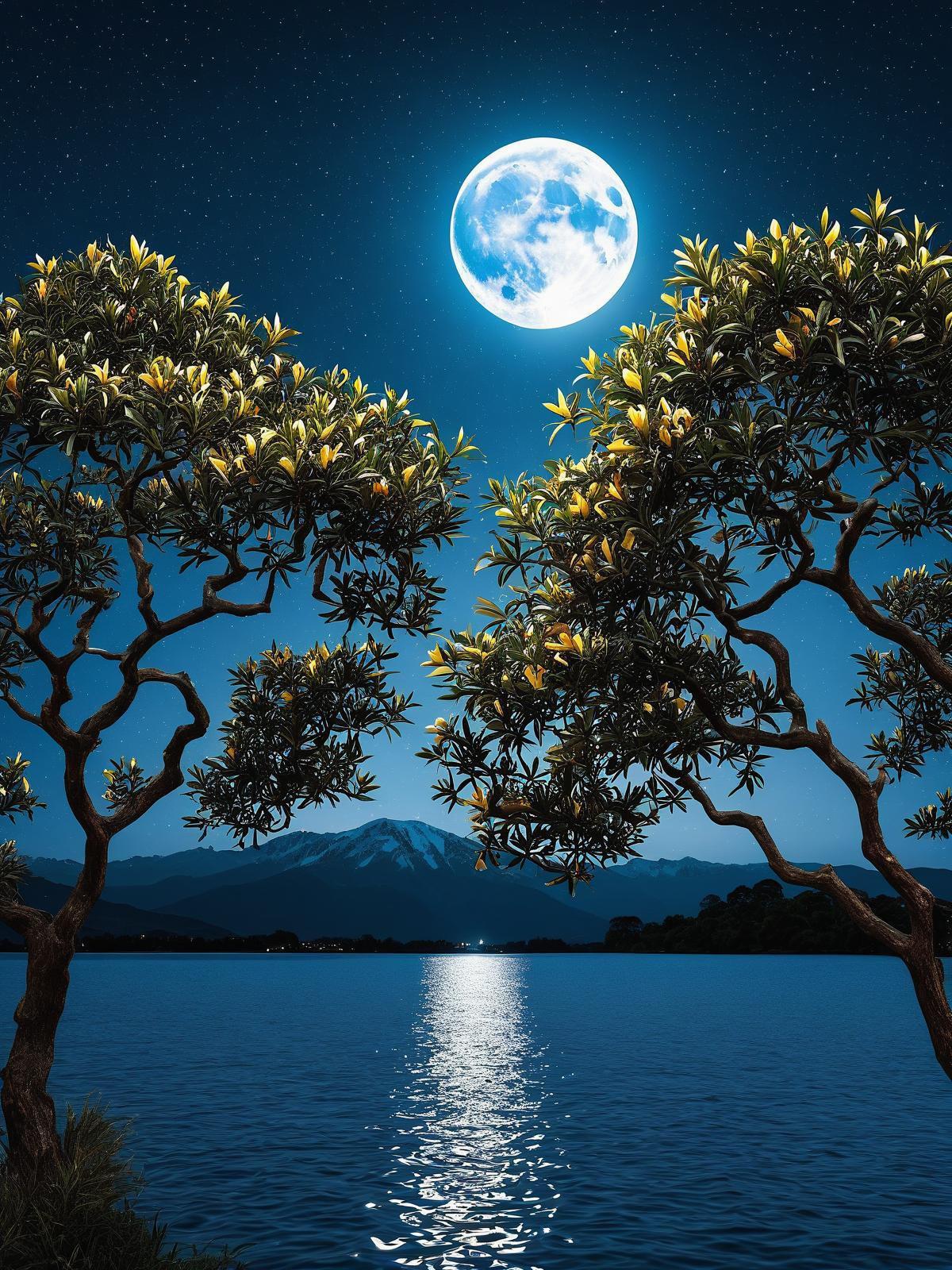 下联：花信传神隔岁情

解释：这幅对联的下联“花信传神隔岁情”与上联“月华如水满