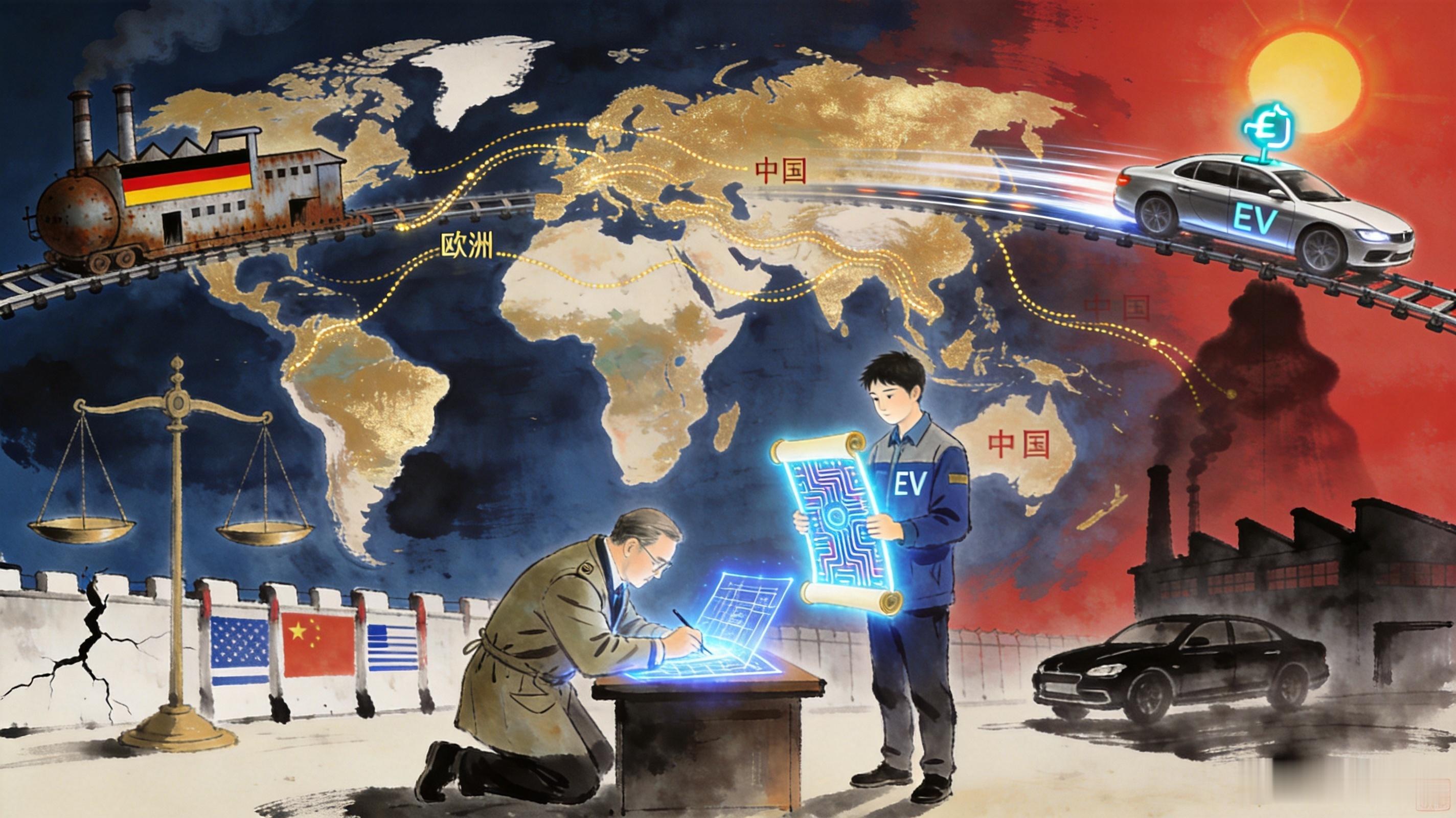 德国大众反过来学中国造车，搁十年前谁信？大众汽车CEO奥博穆说了句挺绕的话，翻译