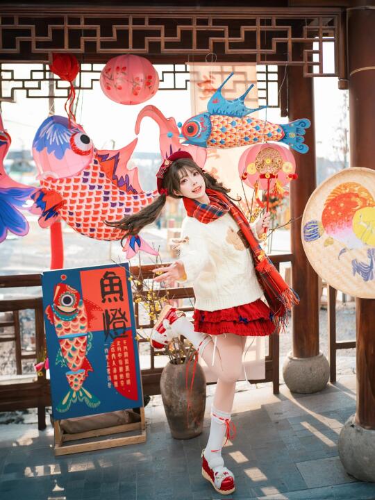 阴转晴丨白天的灯会也好热闹🏮