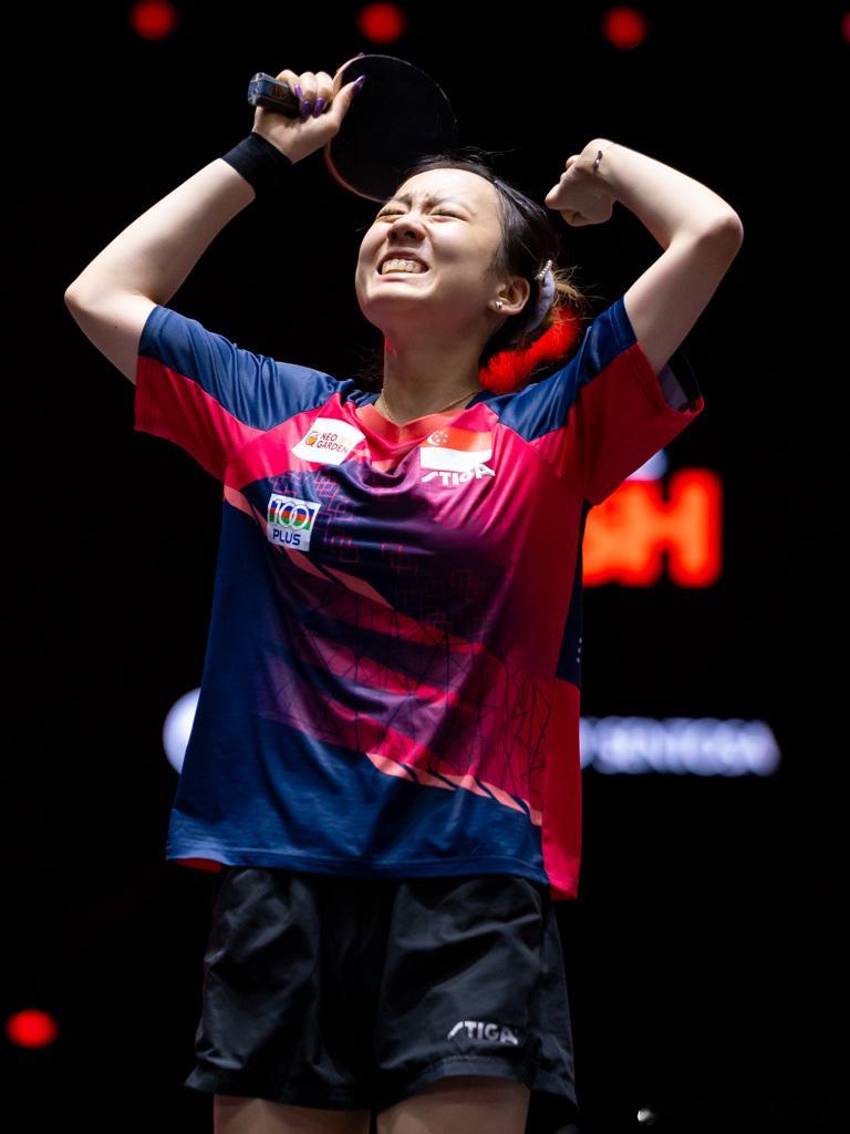 WTT新加坡大满贯2026 首次晋级32强✔️首场正赛胜利✔️舒麟茜🔛 