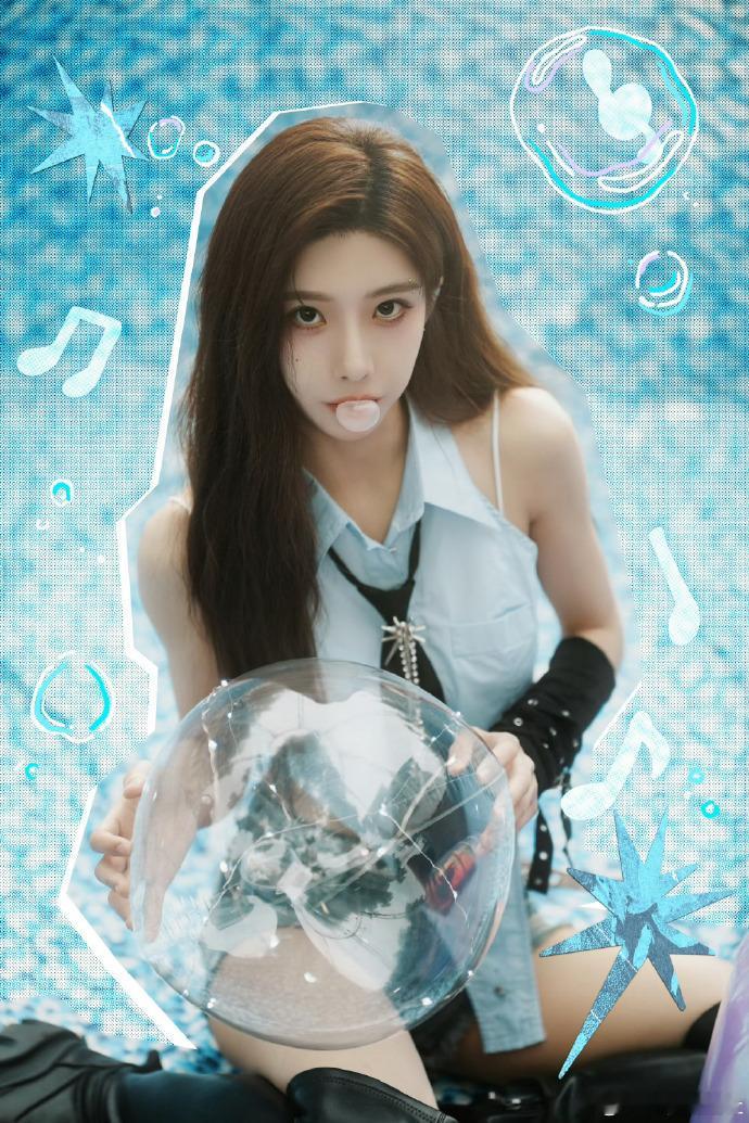 沈梦瑶泡泡岛音乐节 谁懂啊！我举着相机拍沈梦瑶《Bad guy》的时候手都在抖，