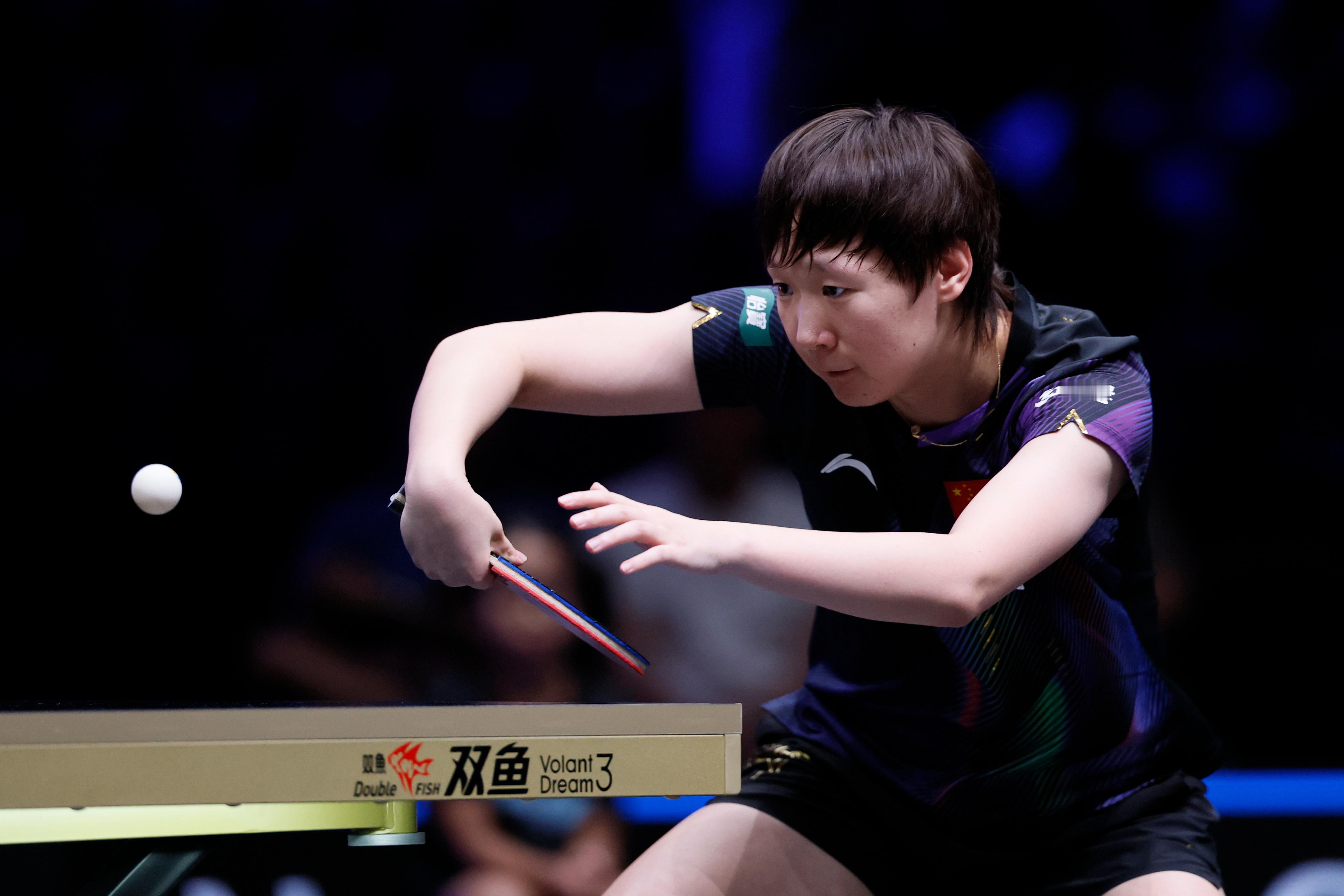 王曼昱4比1彭郁涵王曼昱晋级瑞典大满贯4强WTT欧洲大满贯瑞典站女单1/4决赛，