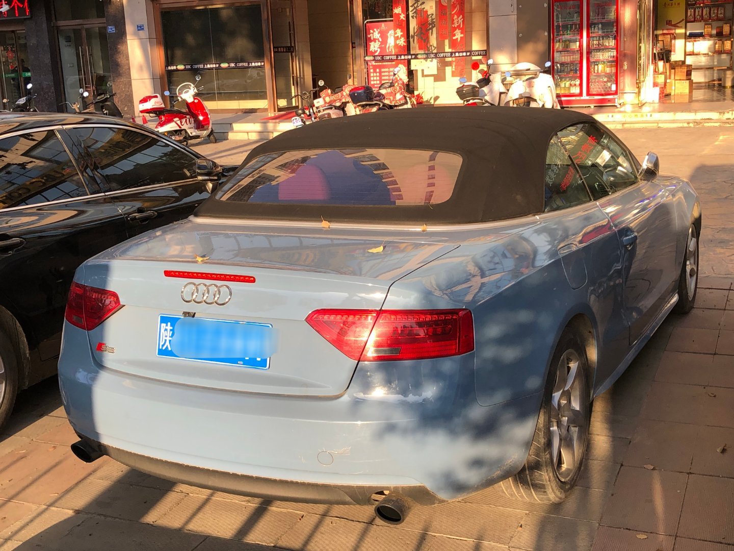 汽车汽车街拍我与汽车的日常 敞篷汽车 安康