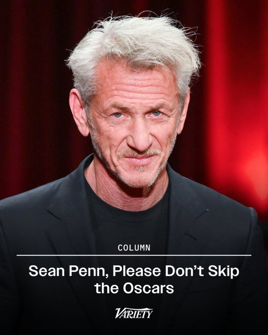 据《综艺》报道，凭借《一战再战》成为今年男配热门的西恩·潘，极有可能缺席即将举办