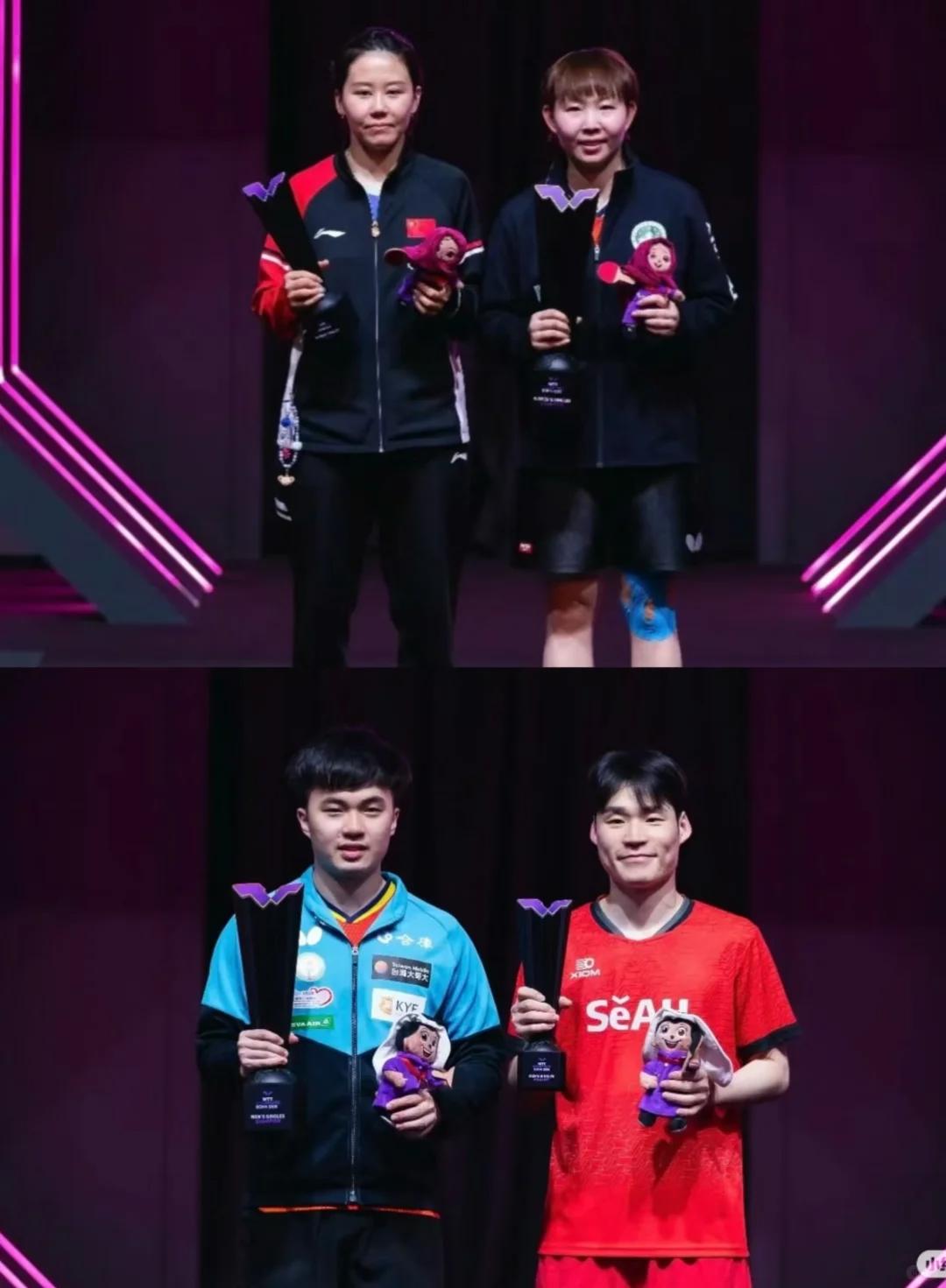 哑巴摁灭了两个喇叭，两个喇叭打不过哑巴，也喊不过哑巴自带的喇叭！

国乒教练干不