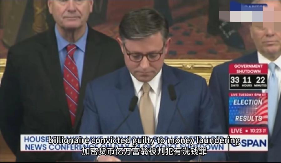 特朗普的回旋镖打在了自己脸上。
记者问众议长约翰逊：就在上周，你猛烈的抨击了拜登