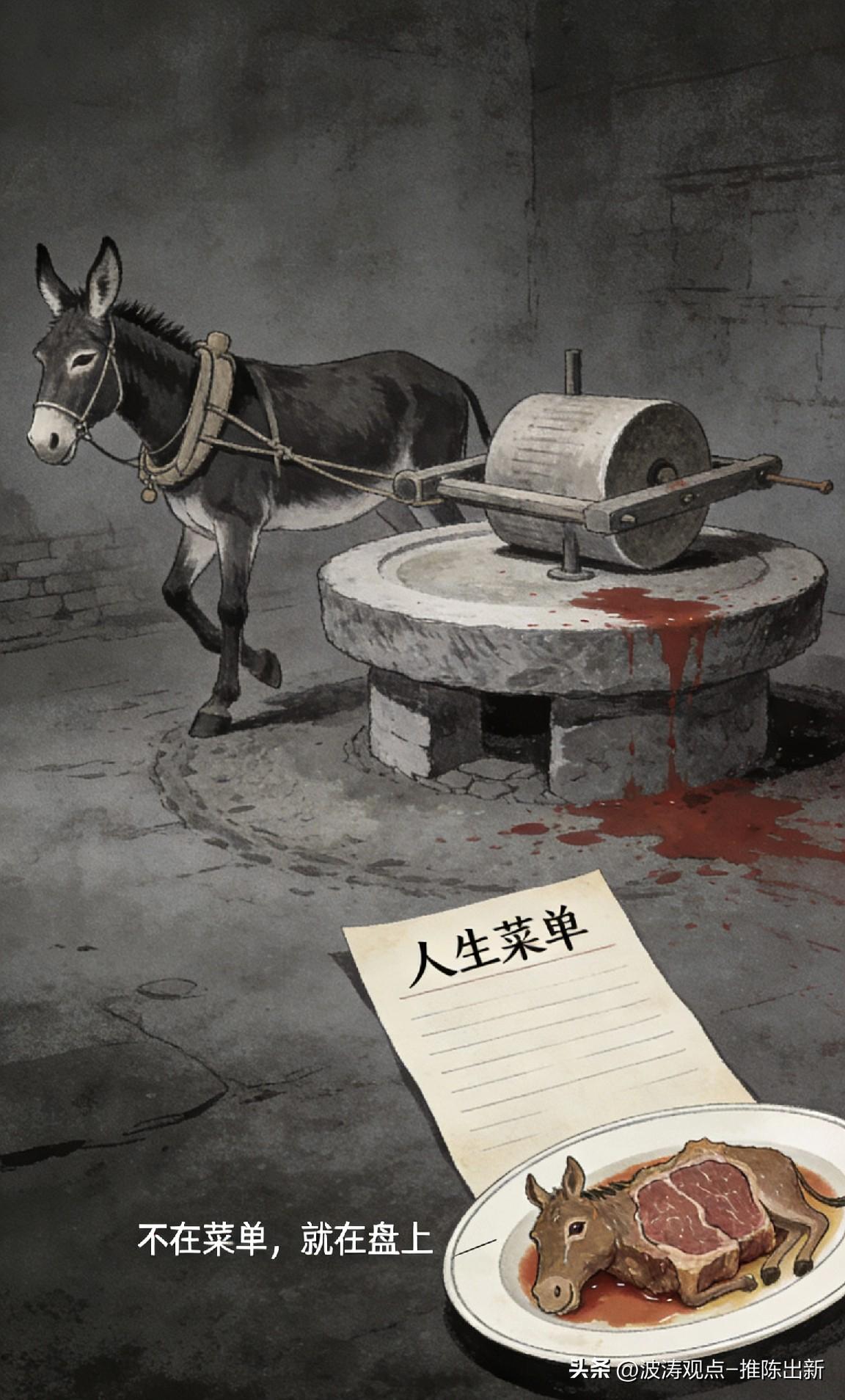 人生就是这样，
卸磨杀驴的事情时有发生，
而且特别多！