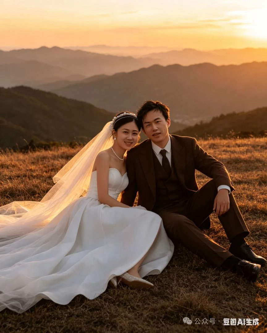 把婚纱照交给AI，本质上是年轻人对“仪式感”的一次祛魅。当影楼流水线把浪漫变成了