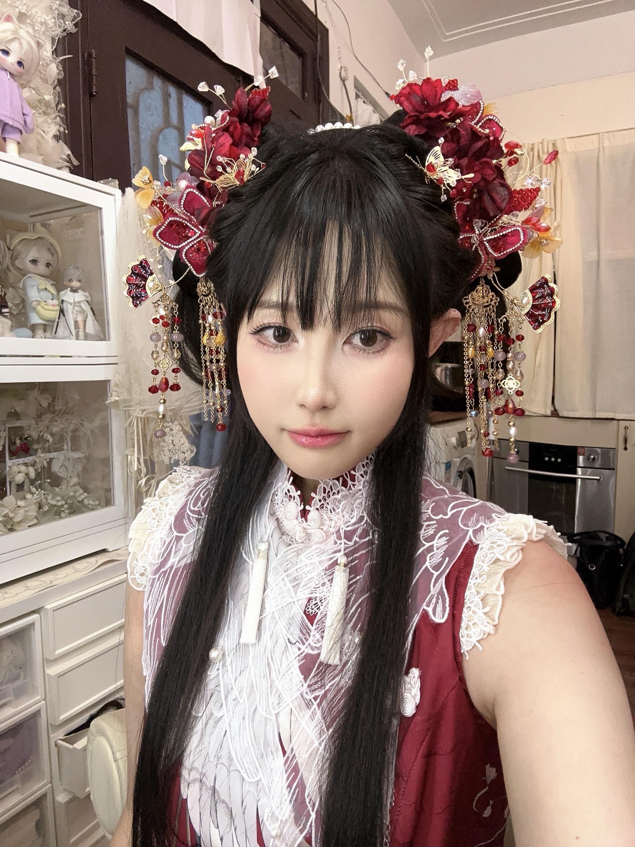 lo娘婚礼试妆存档。