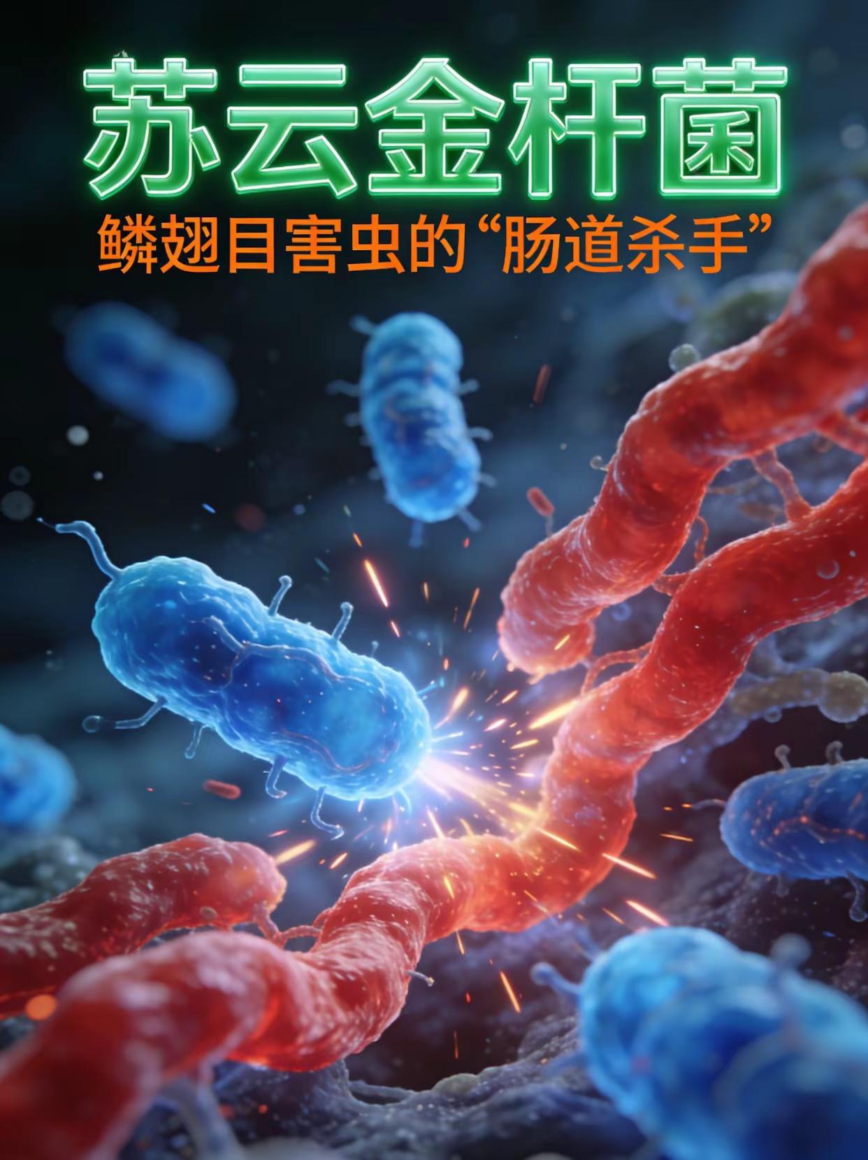 苏云金杆菌，鳞翅目害虫的肠道杀手！。苏云金杆菌 鳞翅目害虫