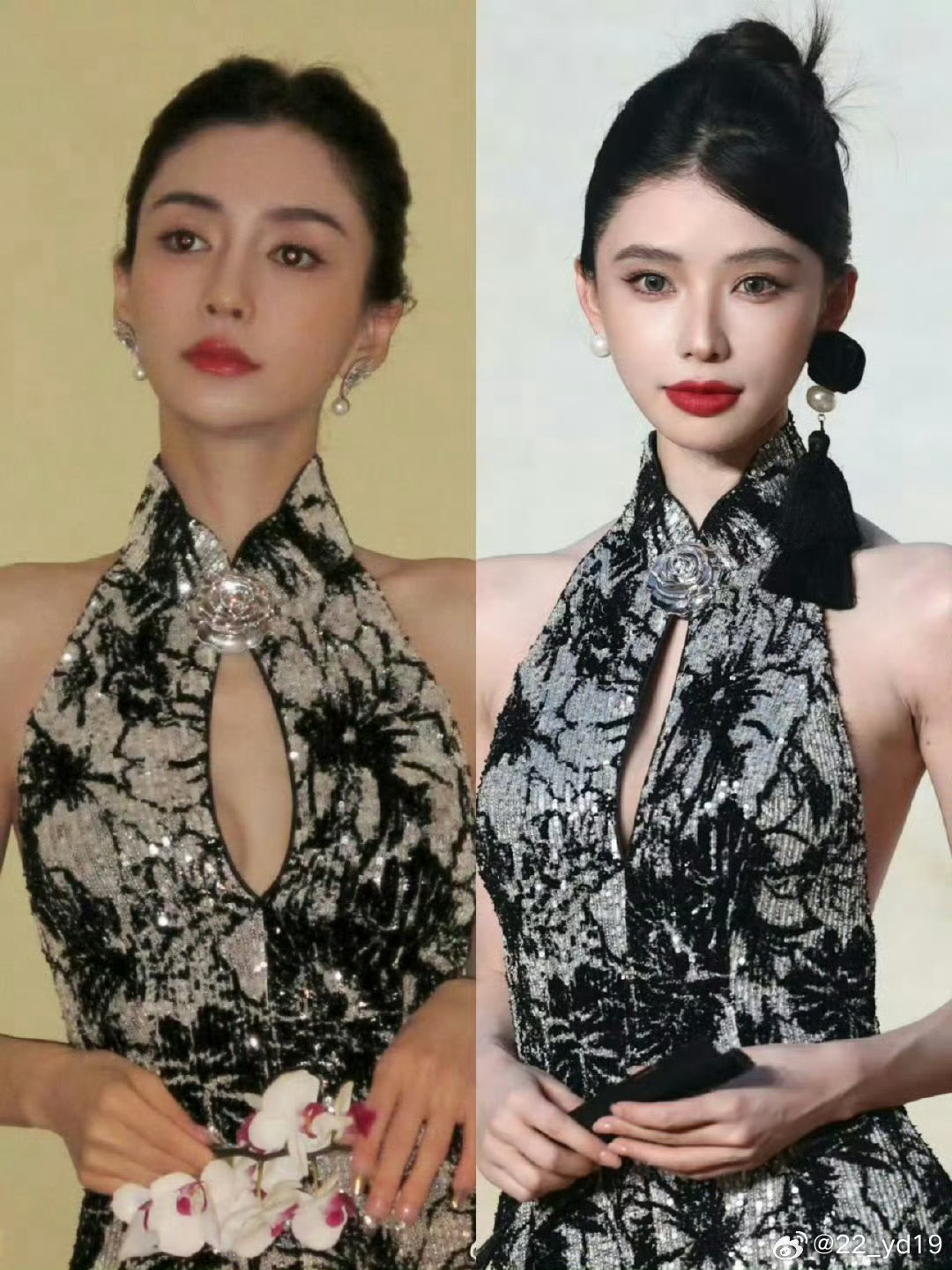 方圆曾复刻angelababy生日造型方圆撞脸angelababy？之前方圆还曾