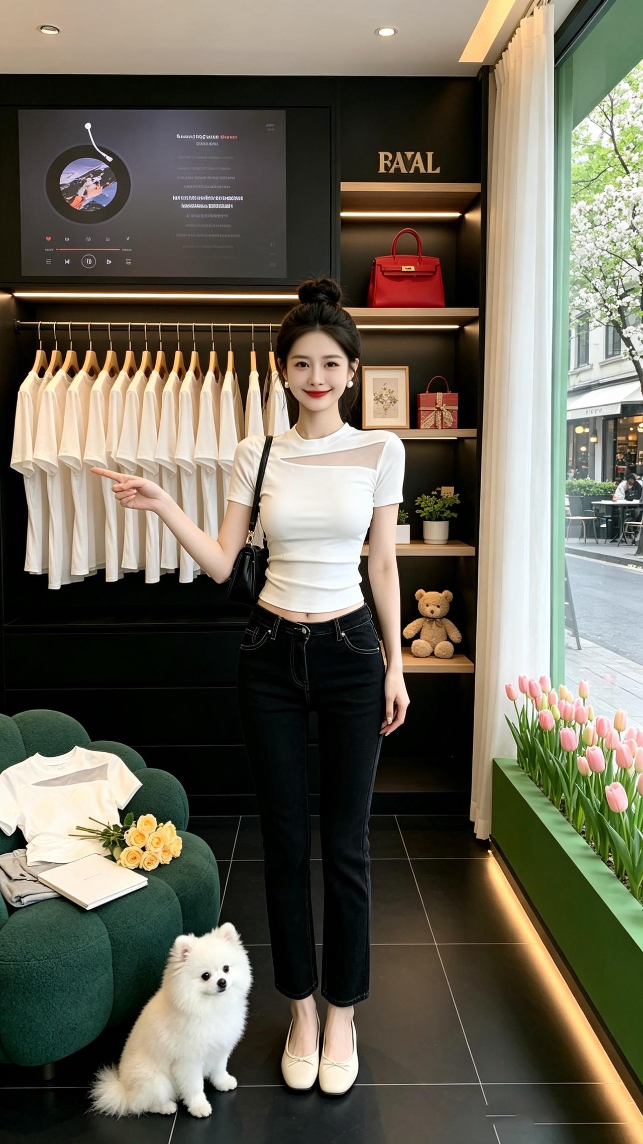 网纱拼接T恤洋气减龄谁穿谁好看 面料柔软舒适