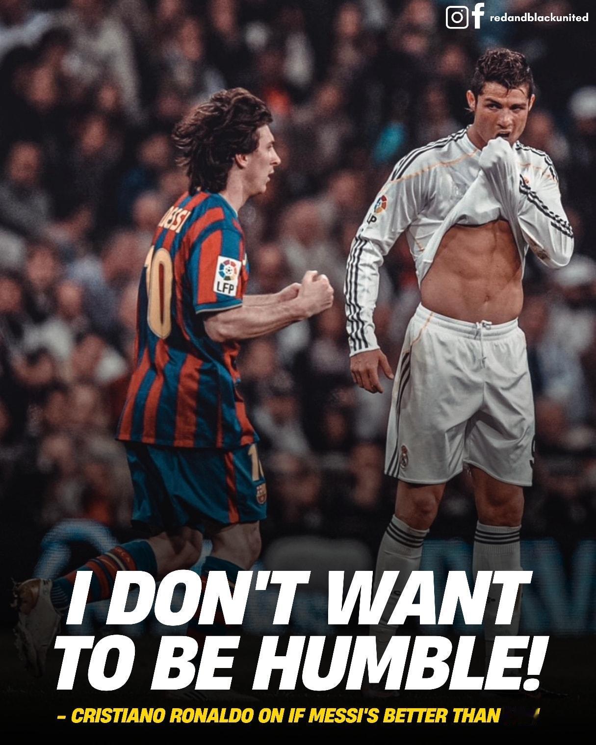 C罗又爆了？当然还是在媒体上！
当被问道：“鲁尼说他不讨厌你，但梅西比你更强！”