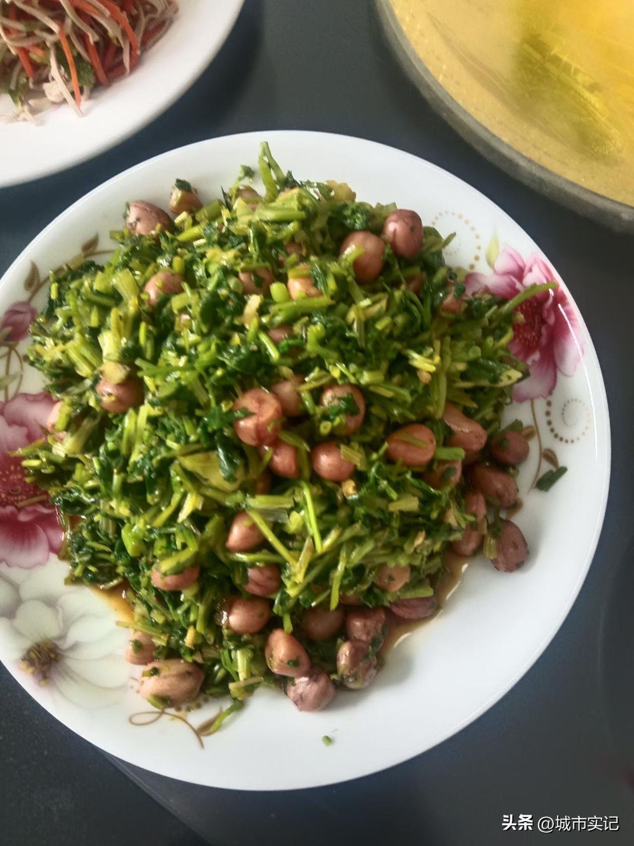 晒图笔记大赛宿迁特色凉菜，下酒菜，香菜伴花生🥜