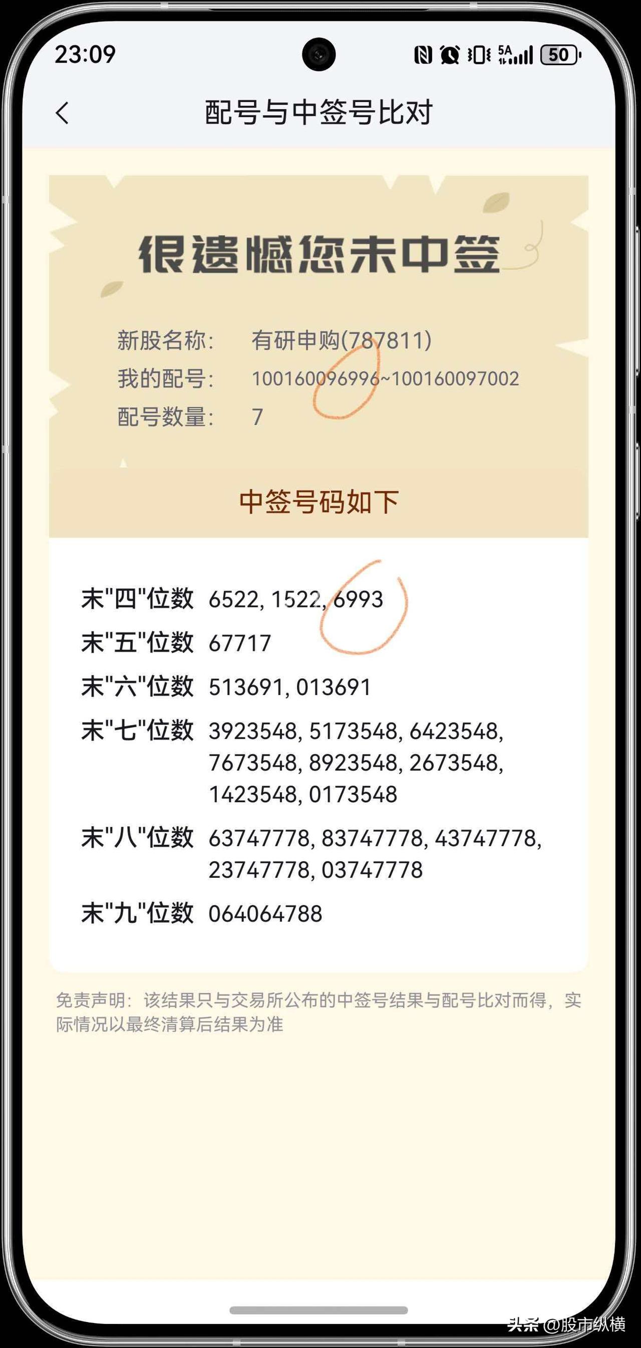 就差三个号啊🙀，错过！错过！每次这样的时候很快就中了，这次会吗？已经2年没中过