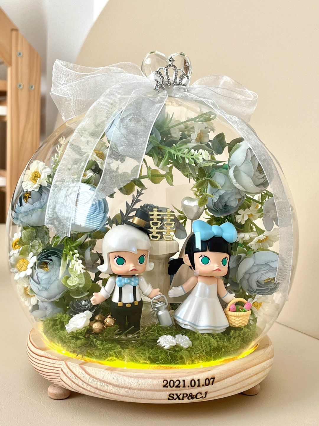 泡泡玛特新婚礼物🎁Molly花童系列