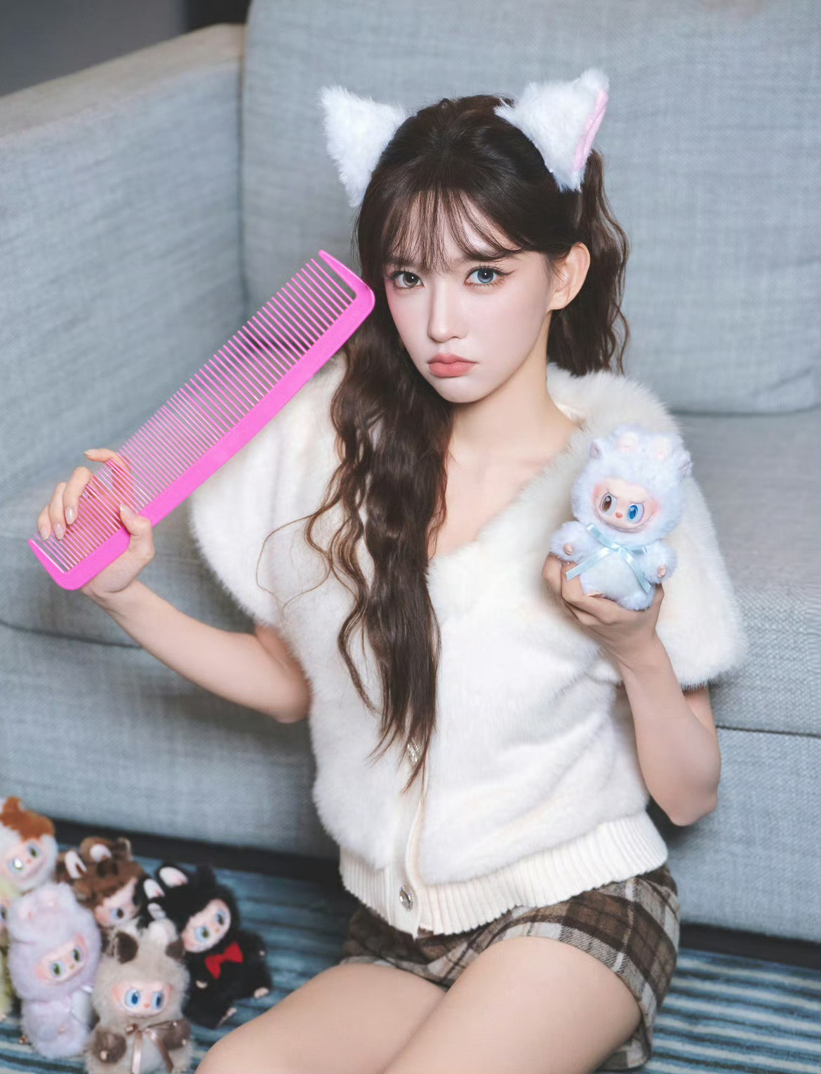 潇猫本猫[抱一抱] 刘海回归！好美萌！ ​​​