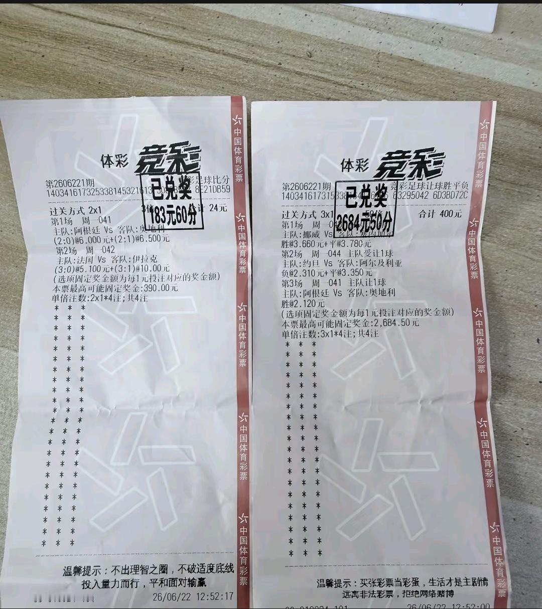 投注400元收获2684元！这算非常会投的了！

很多人其实选择挺好的，也对了一