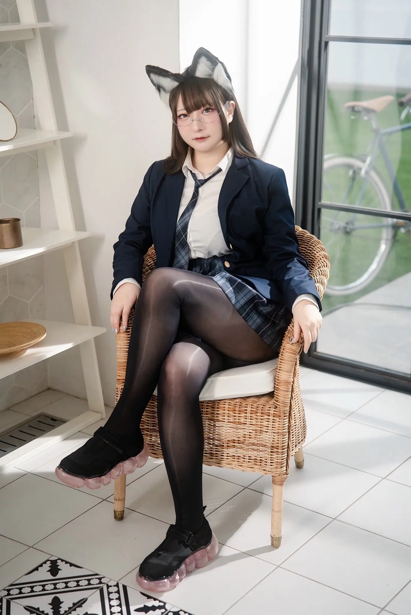 丝袜穿搭 jk穿搭 jk制服 jk推荐 黑丝美女