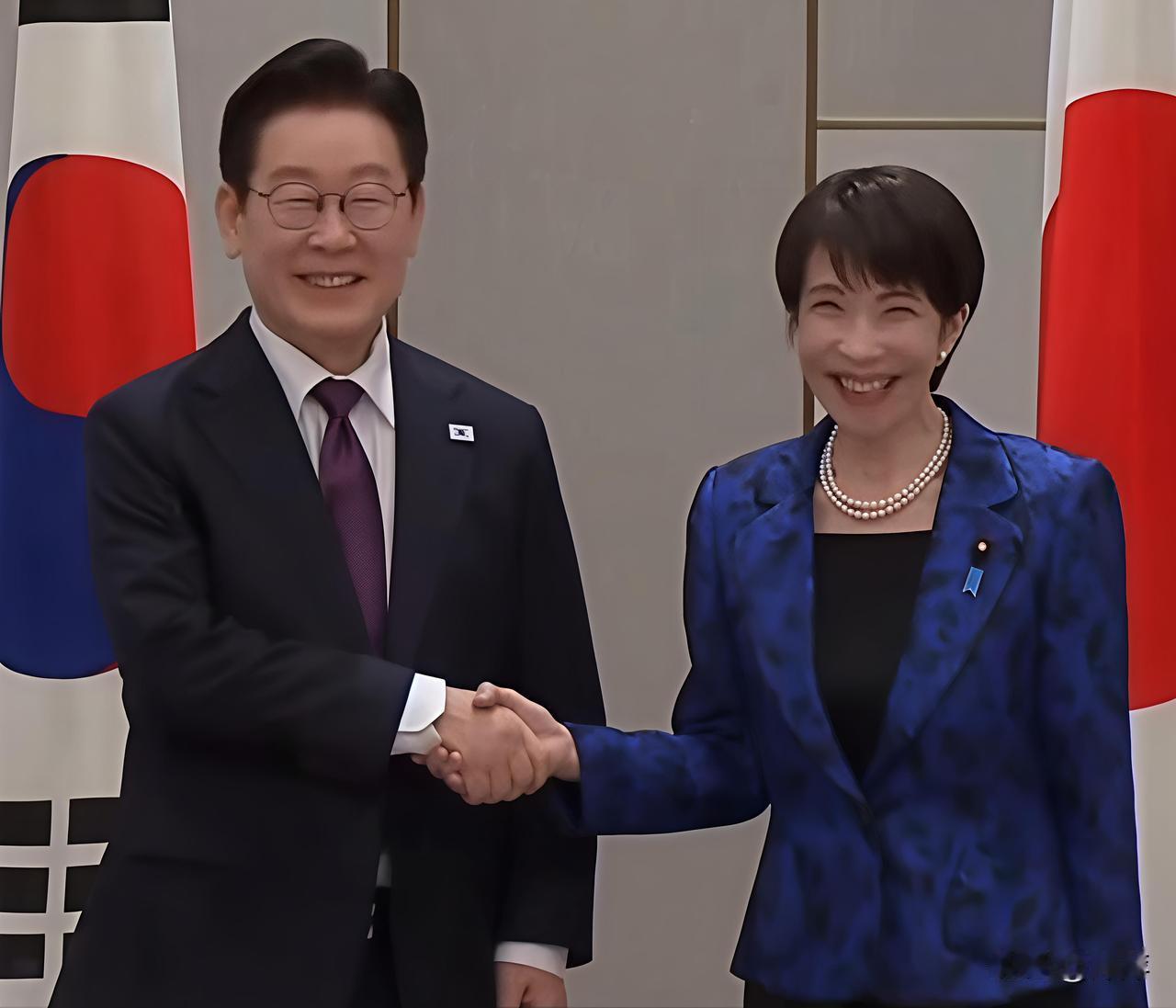 高市早苗见到李在明高兴的。