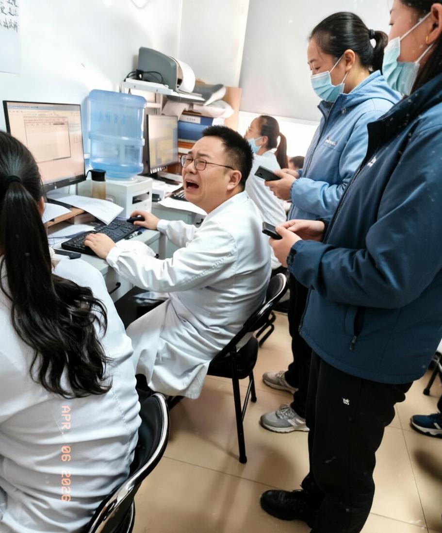一位主治医师在医生办公室崩溃大哭，
原因是他的母亲被确诊胰腺癌晚期。

他8岁那
