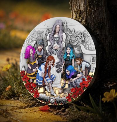 纽埃 - 5元 - 2盎司 - 奥兹国未解之谜 - 银鞋 - 银币 - 古币工艺