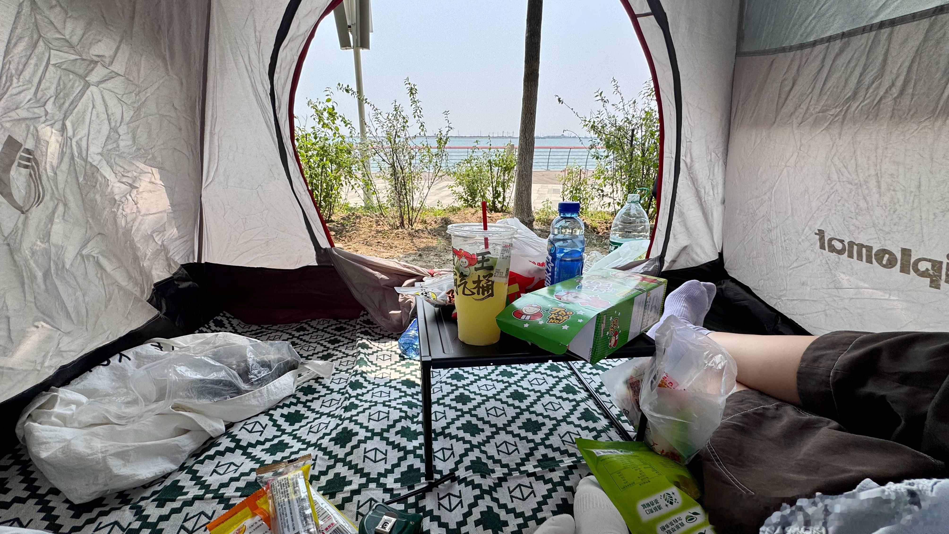 珍惜夏天来临前最后的一些室外时光 天津·天津临港海岸线公园东停车点