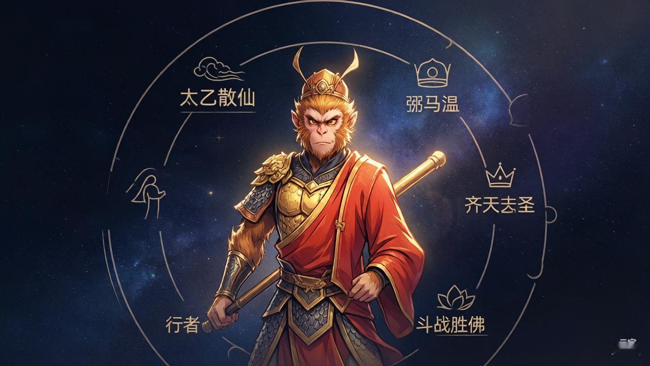 孙悟空最终的全称是什么？

“混元一气上方太乙金仙美猴王齐天大圣孙行者南无斗战胜