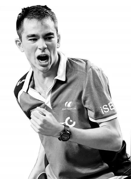 国际乒联应出台新规则：禁止男运动员离开球场换上衣～

巴西选手雨果..-卡尔德拉