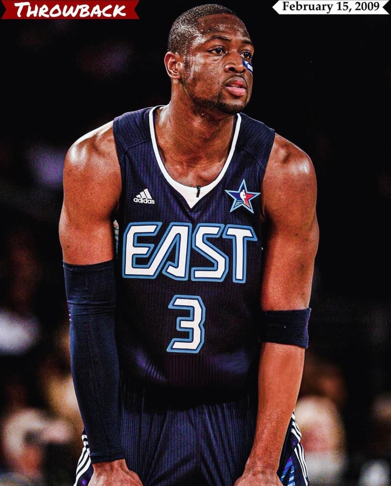 篮天下 2009年NBA全明星赛，贴着创口贴的闪电侠⚡Images via wa