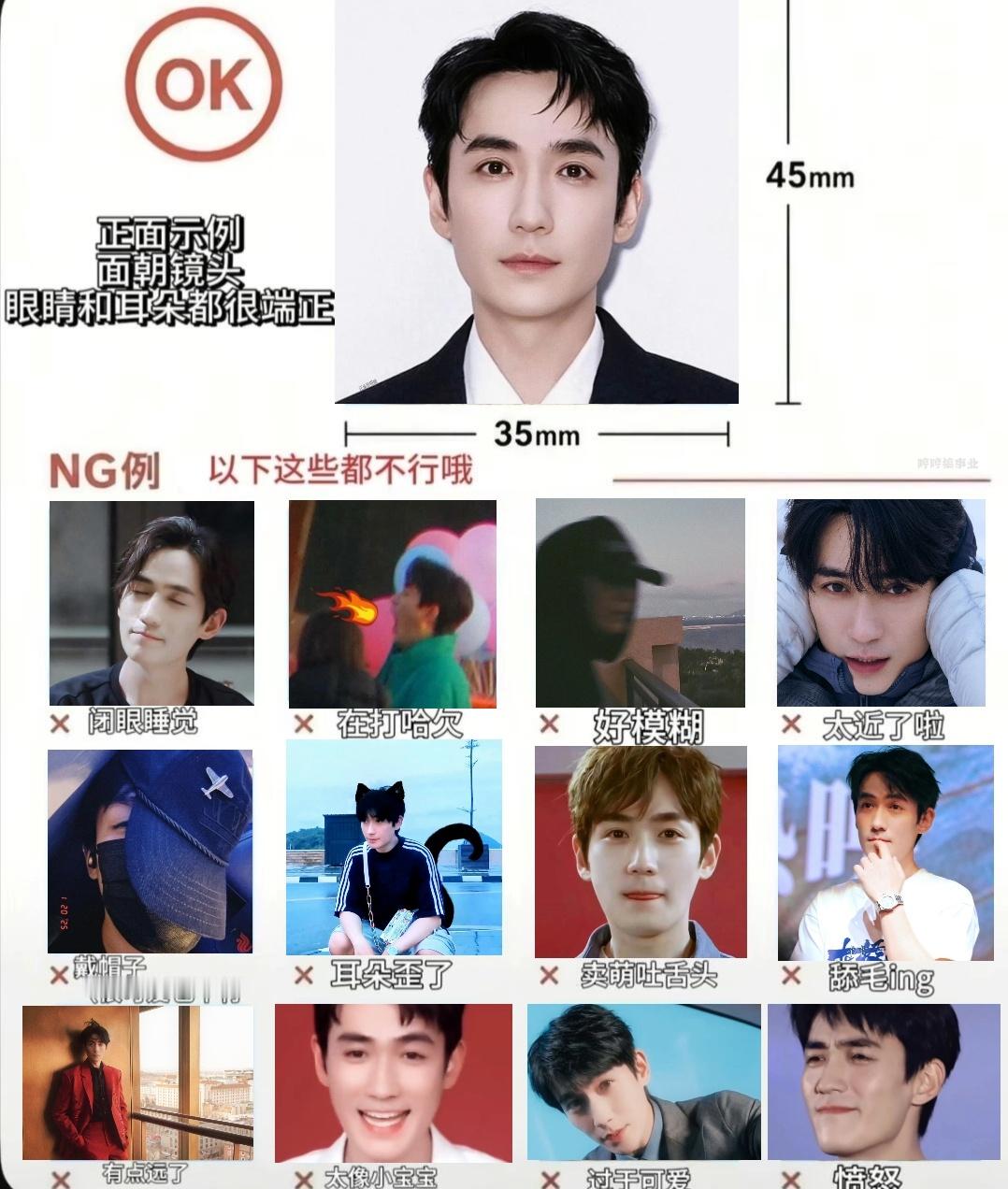 小猫证件照🈶朱一龙