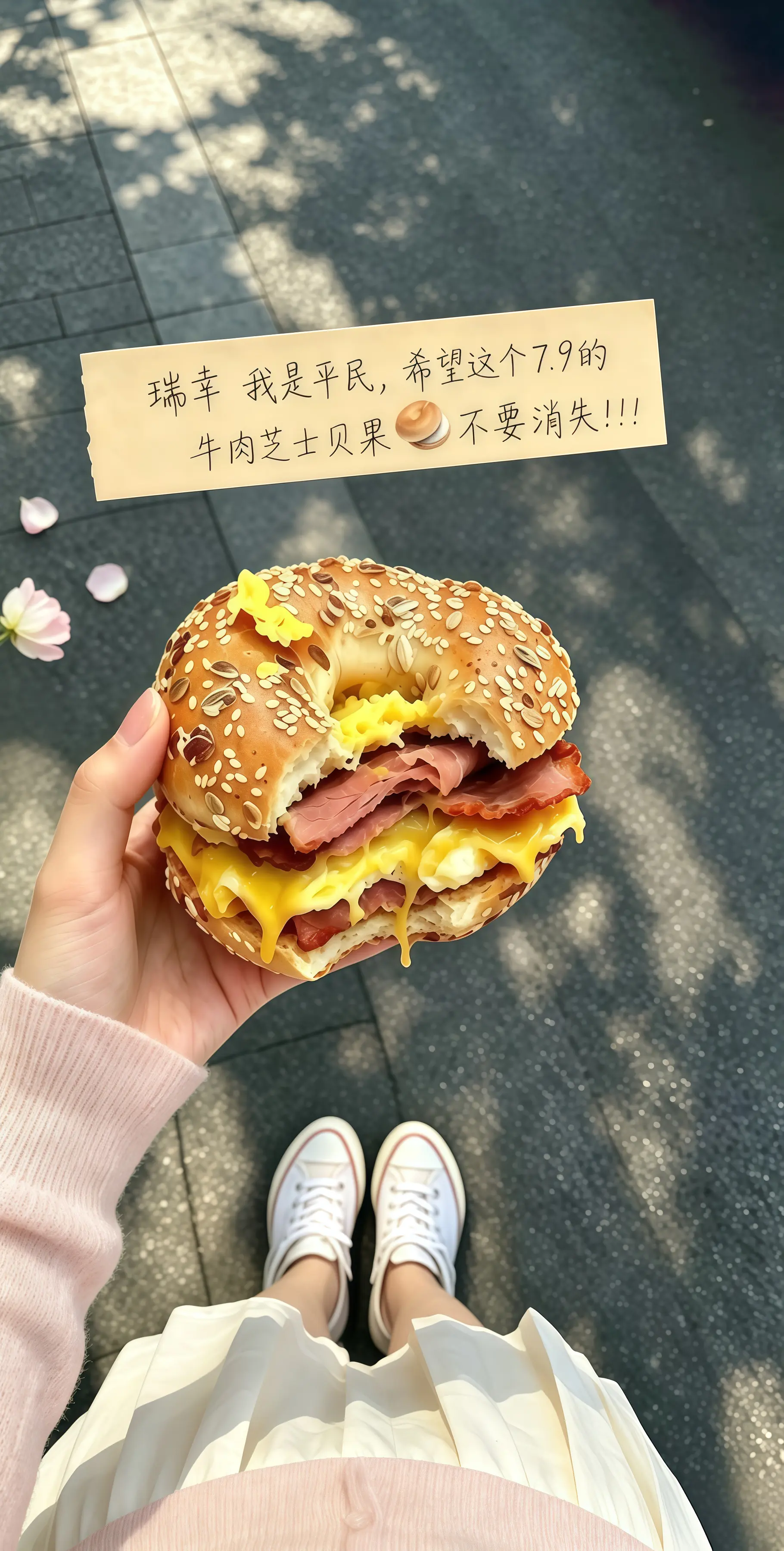 瑞幸，你转行做面包吧，馋了好久的牛肉芝士贝果重磅回归啦！