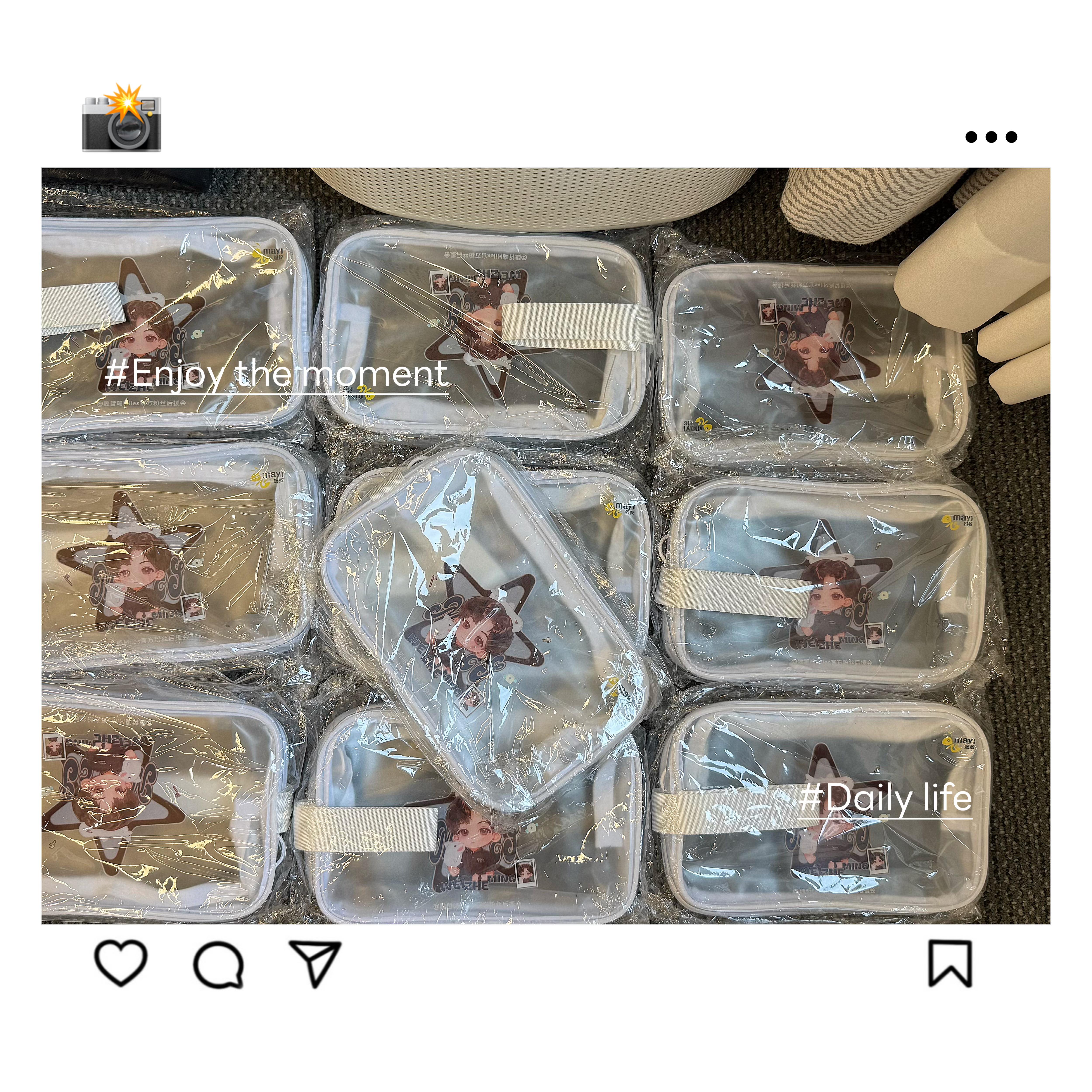 魏哲鸣  wzm向全世界安利魏哲鸣 每周都要把东西拿出来摆拍一下，看着就很开心