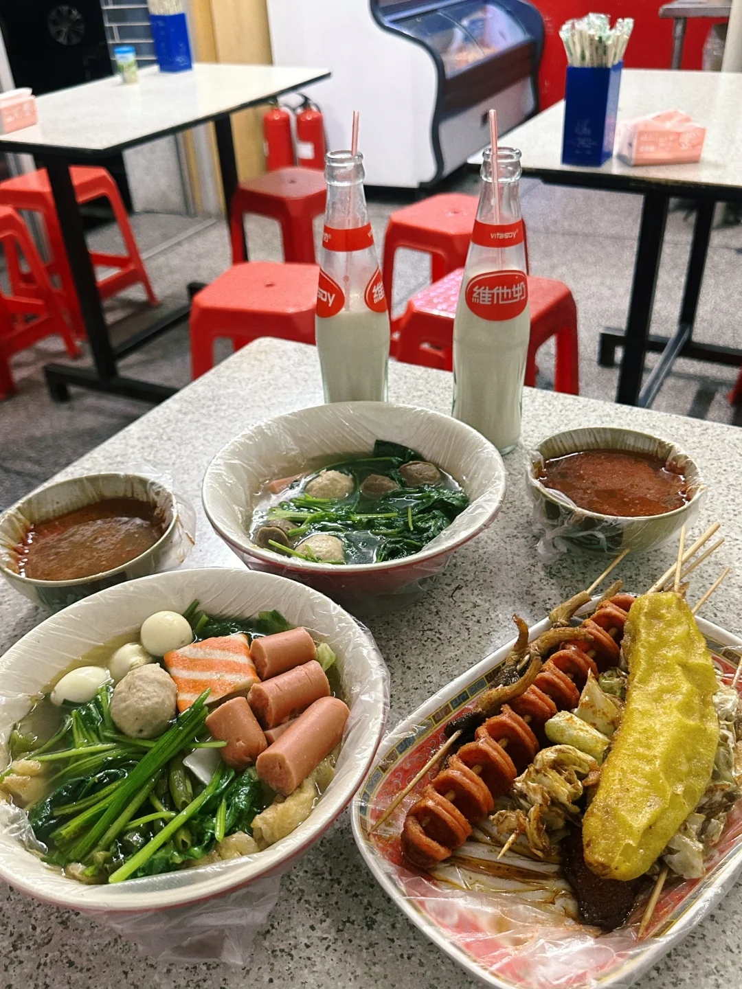 打卡👭河源老字号麻辣烫&炸麻辣