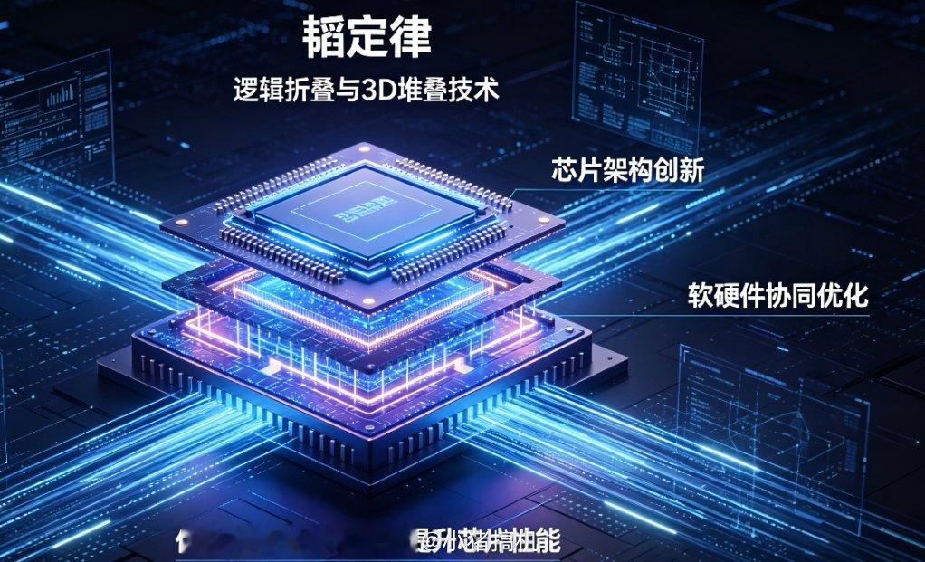 华为 韬定律面对外部技术封锁，华为抛出的韬定律真的很有突破性，不去硬卷传统制程，