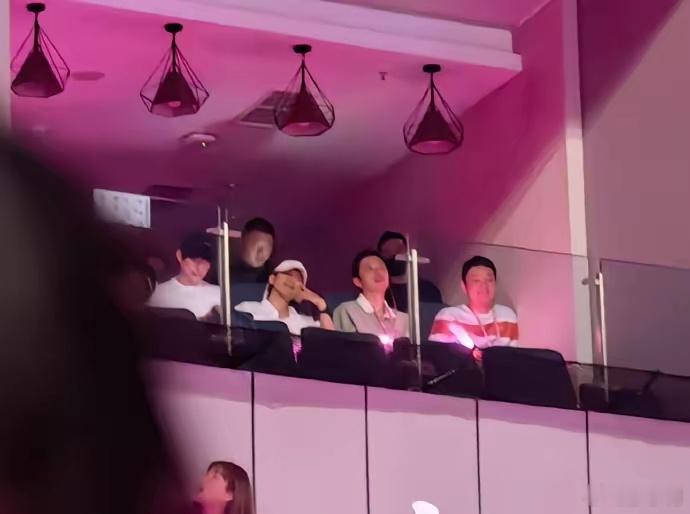 谢娜演唱会现场的明星谢娜的演唱会，几乎半个娱乐圈出动，不管她唱得怎么样，人缘是真