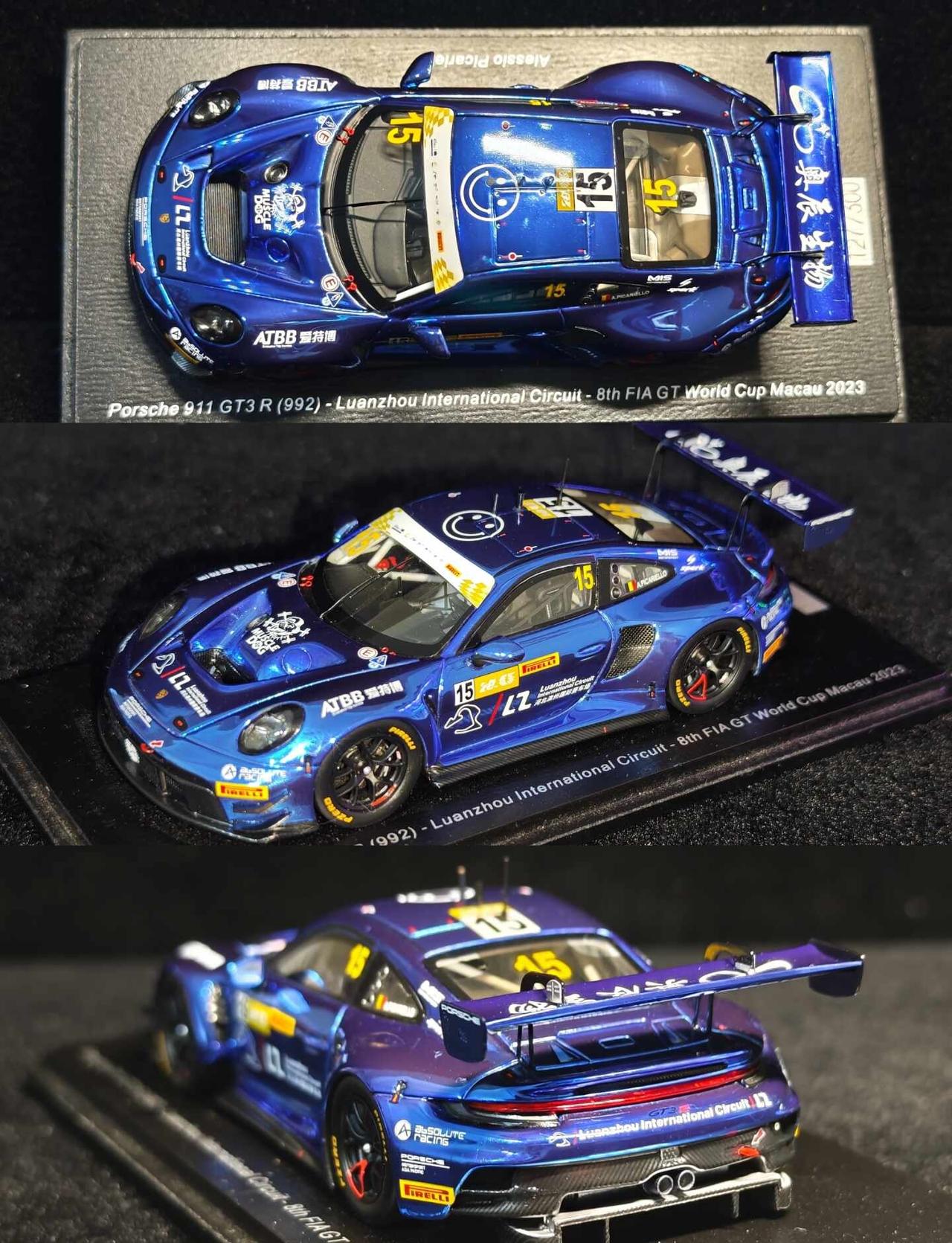镜面电镀911GT3 R
车队：Absolute绝对车队运营，Luanzhou 