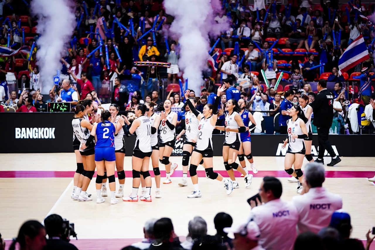 2025女排世锦赛小组赛A组第二轮泰国女排1-0瑞典女排（25-18）2025女