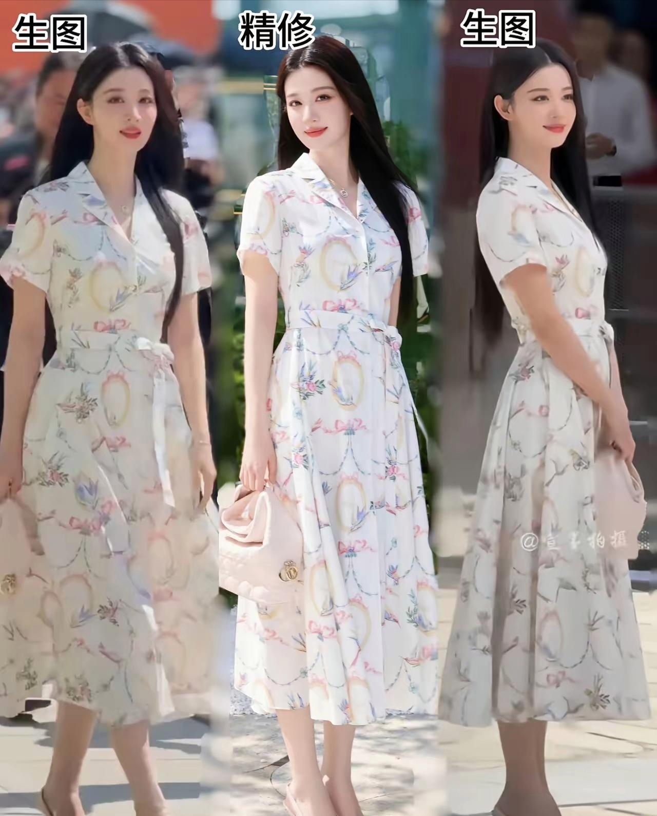 王楚然生图和精修完全没区别诶 简直大美女一枚 