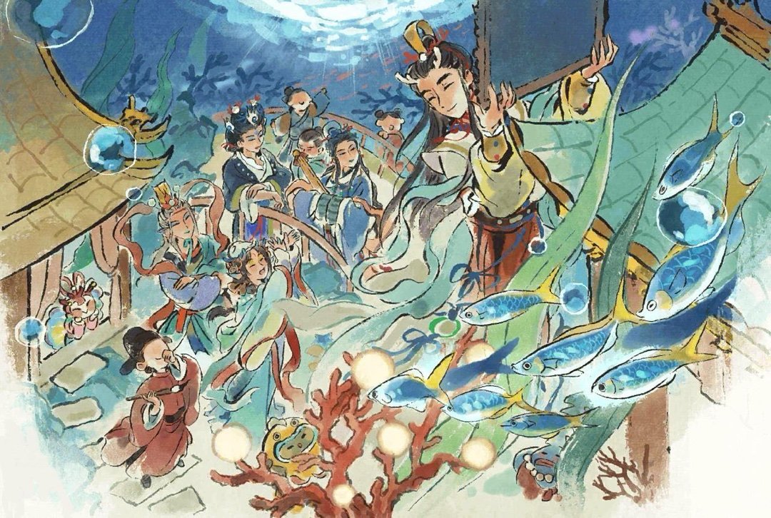 江南山水美如画，同游江南百景图。下载游戏：网页链接