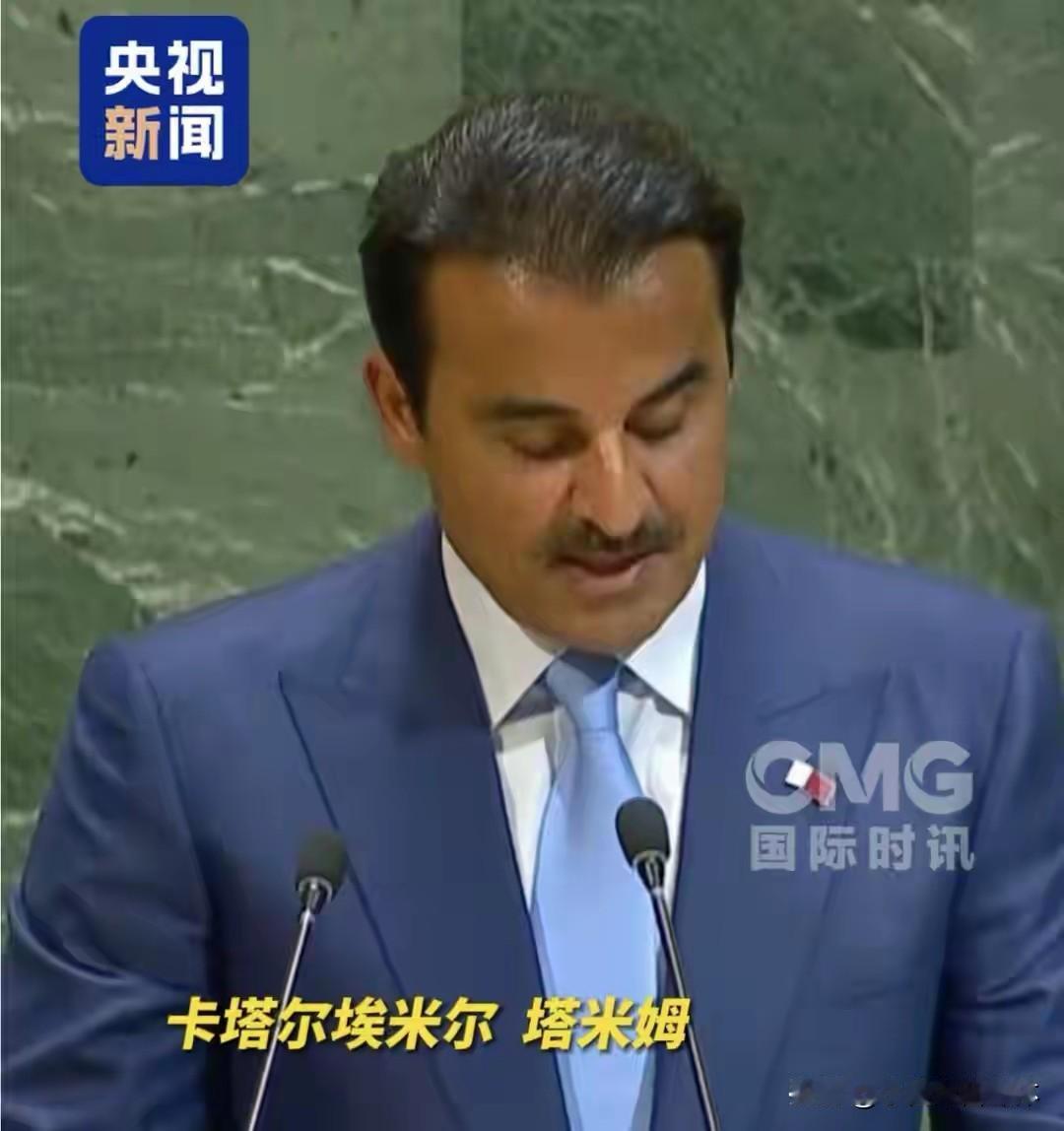 卡塔尔元首对以色列评价太真实了！

9月23日，卡塔尔埃米尔塔米姆在联合国发言时
