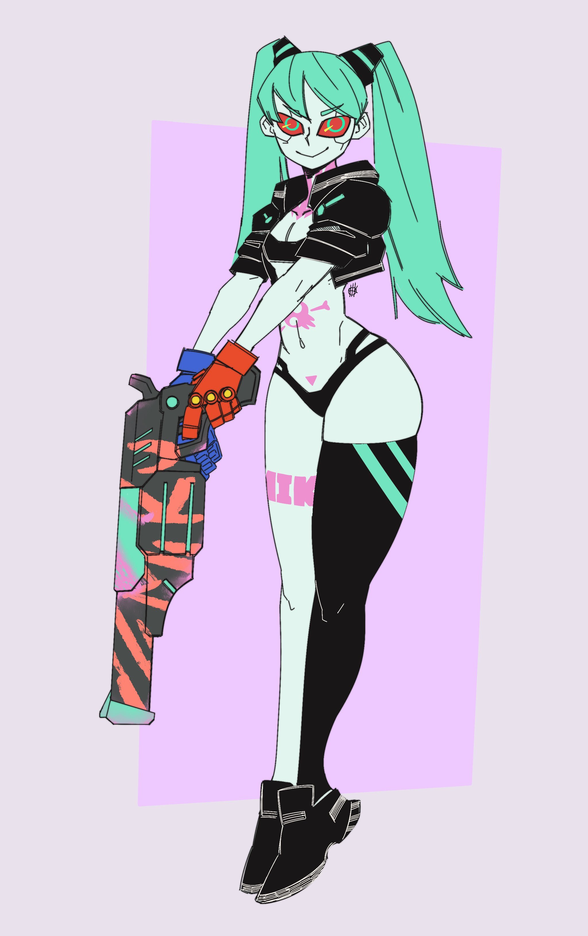 初音未来 x 瑞贝卡Twitter：SEB_INKS（// SEB // EL 