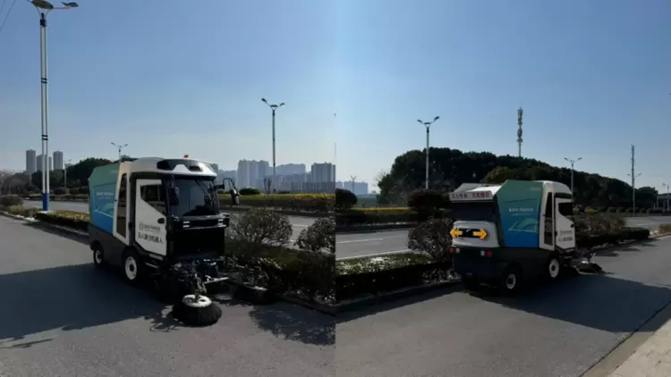 库萨星筠无人清扫机器人落地马鞍山，一键开启绿色与高效兼得的智慧环卫时代