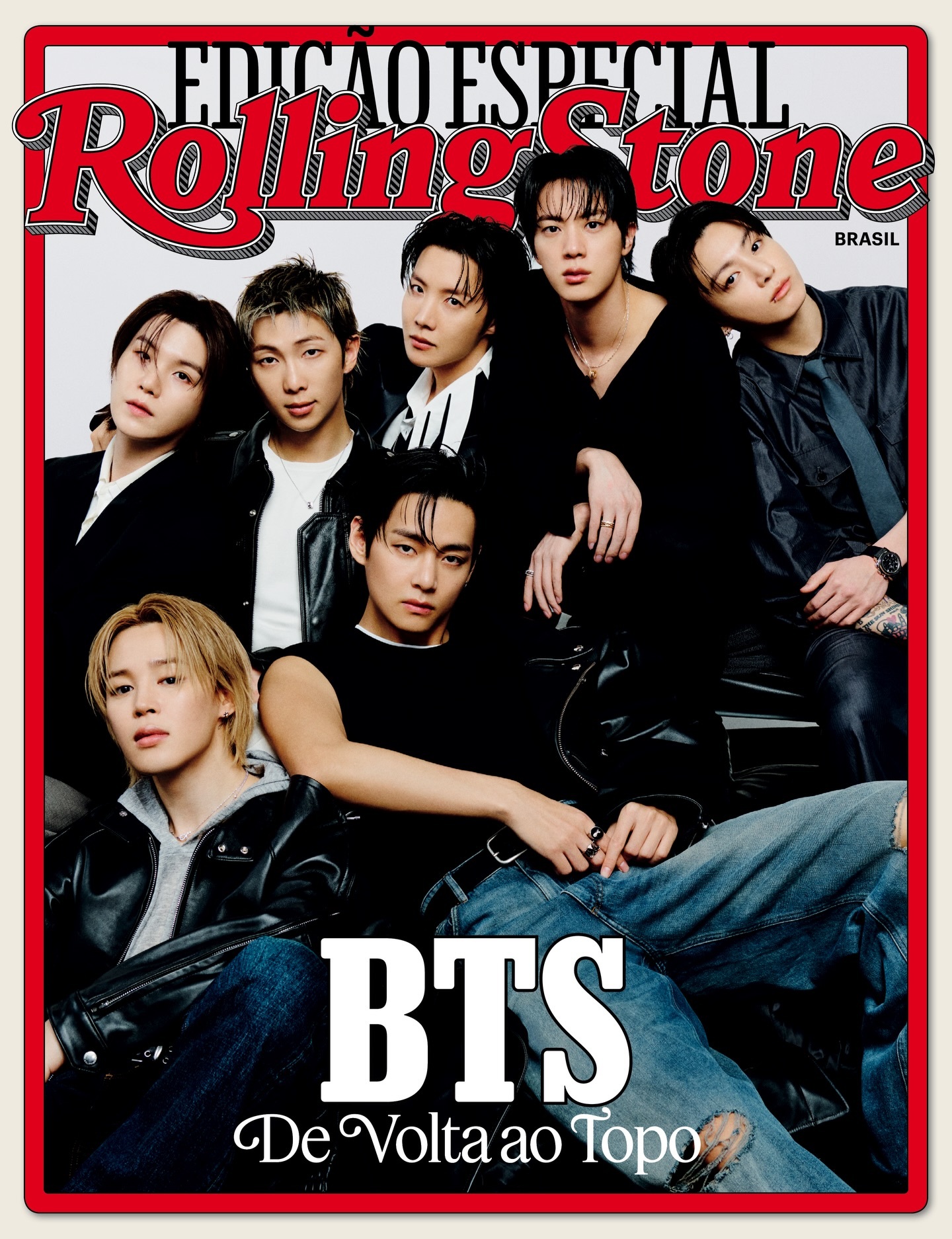 BTS ｜ 《滚石 Rolling Stone》又是一期全球各版本横扫刷脸 ！配